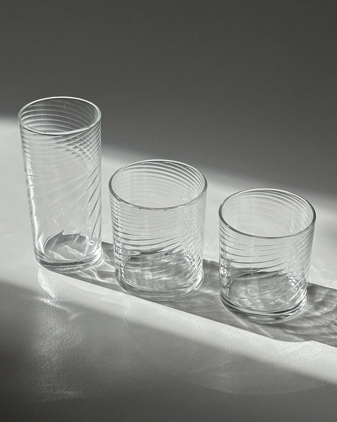 Italienske Swirl Glas