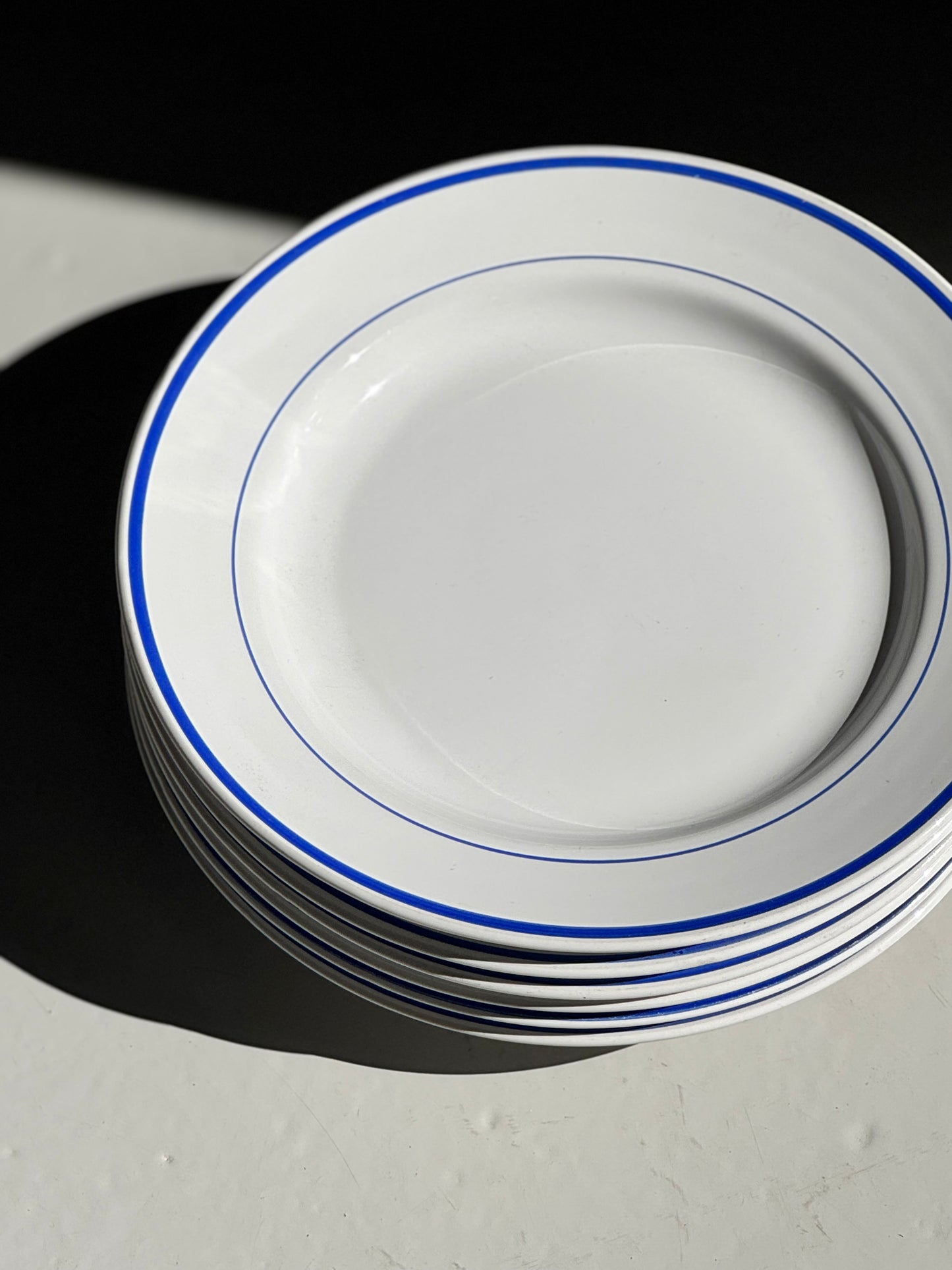 Bistro Middags Tallerkener - Blå