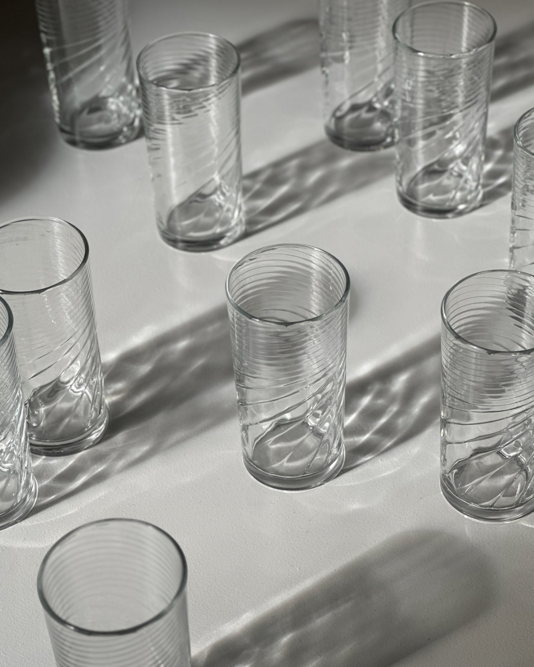 Italienske Swirl Glas