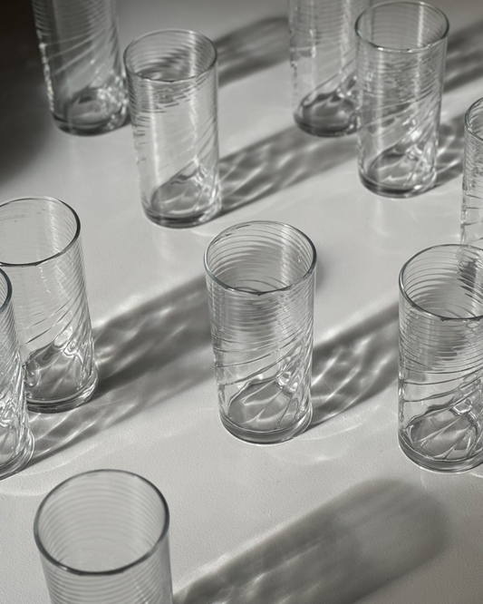 Italienske Swirl Glas