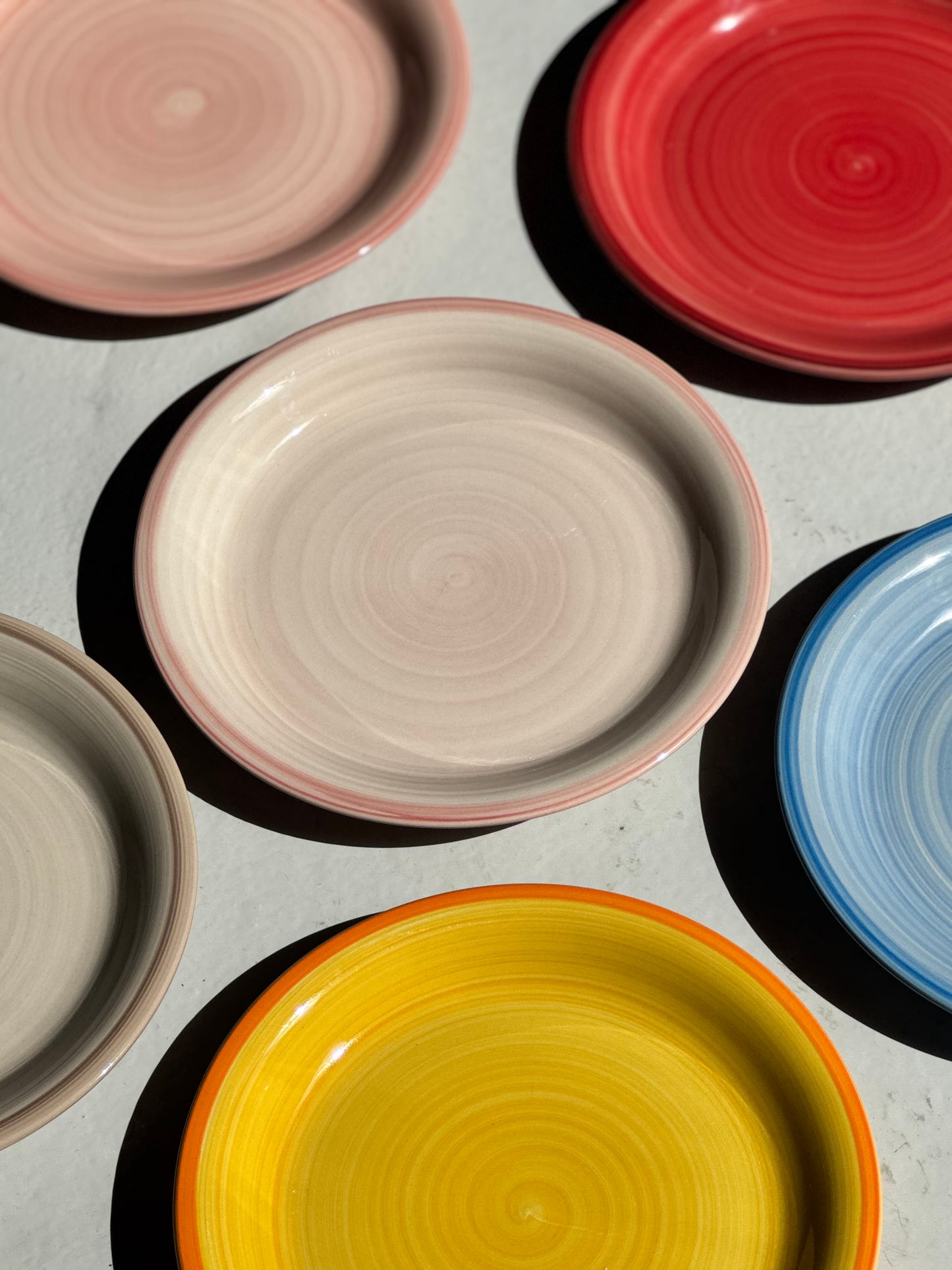 Italienske Swirl Tallerkener