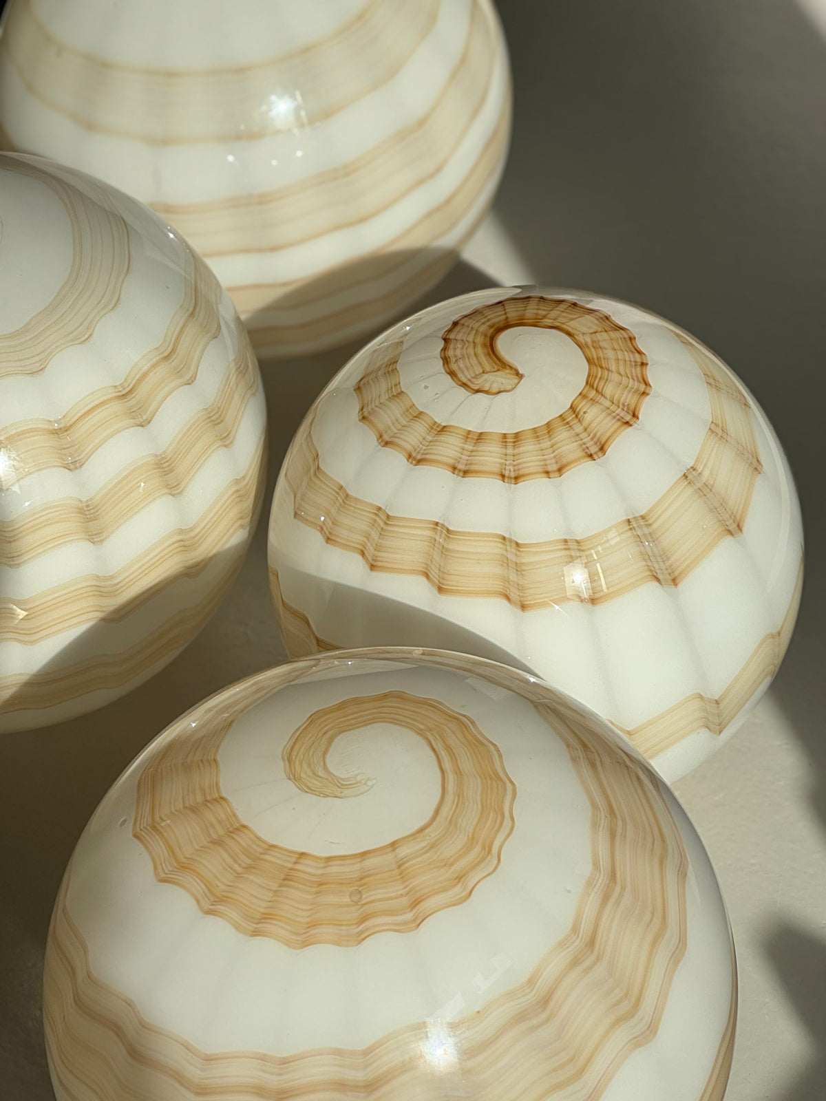 Vintage Murano Caramel Swirl Pendler