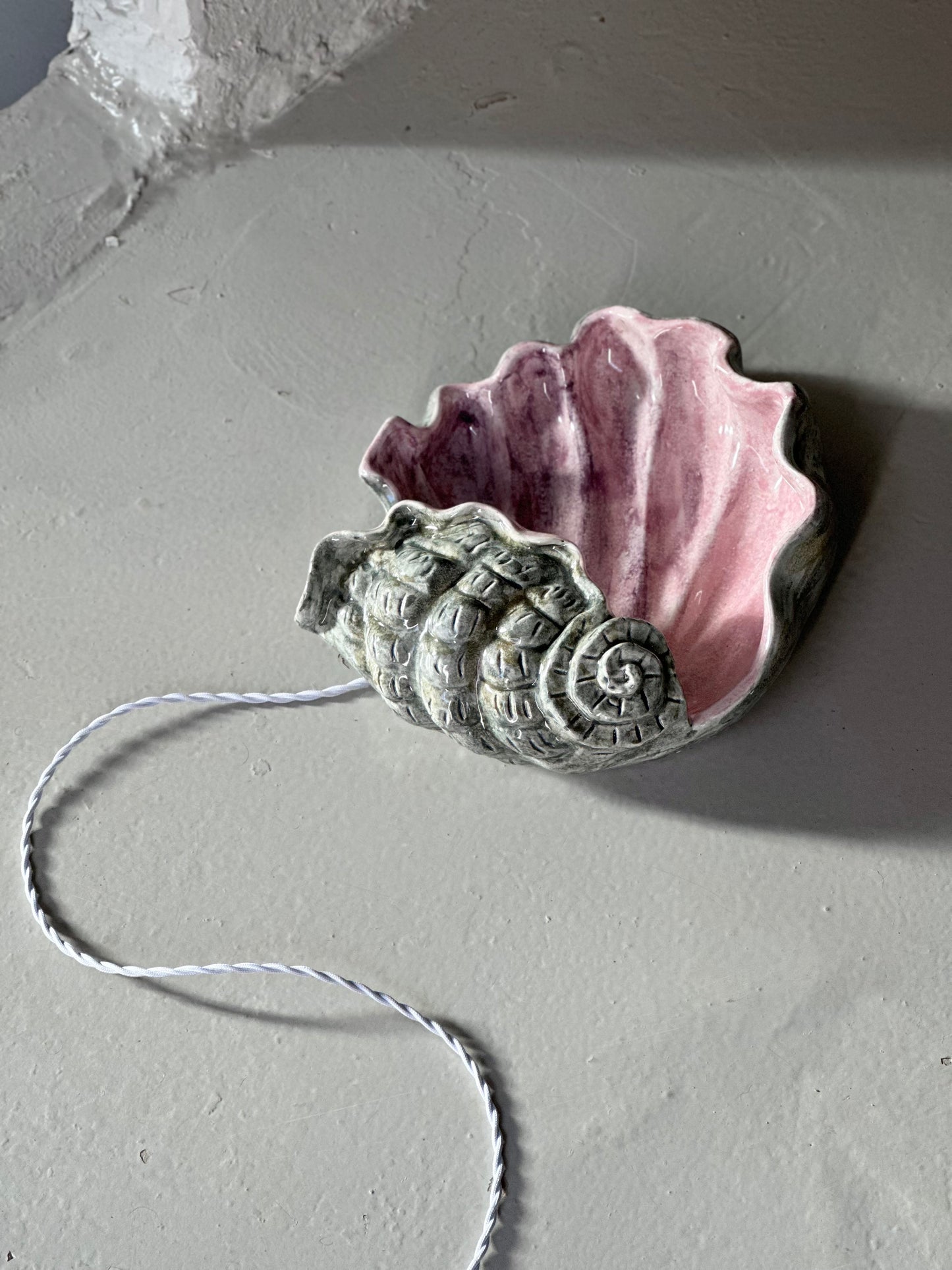 Italiensk Muslinge Lampe