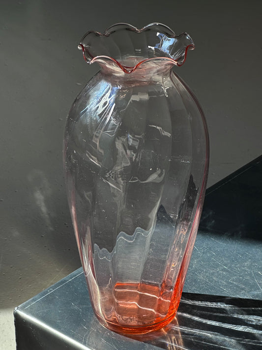 Italiensk Swirl Vase - Rosa