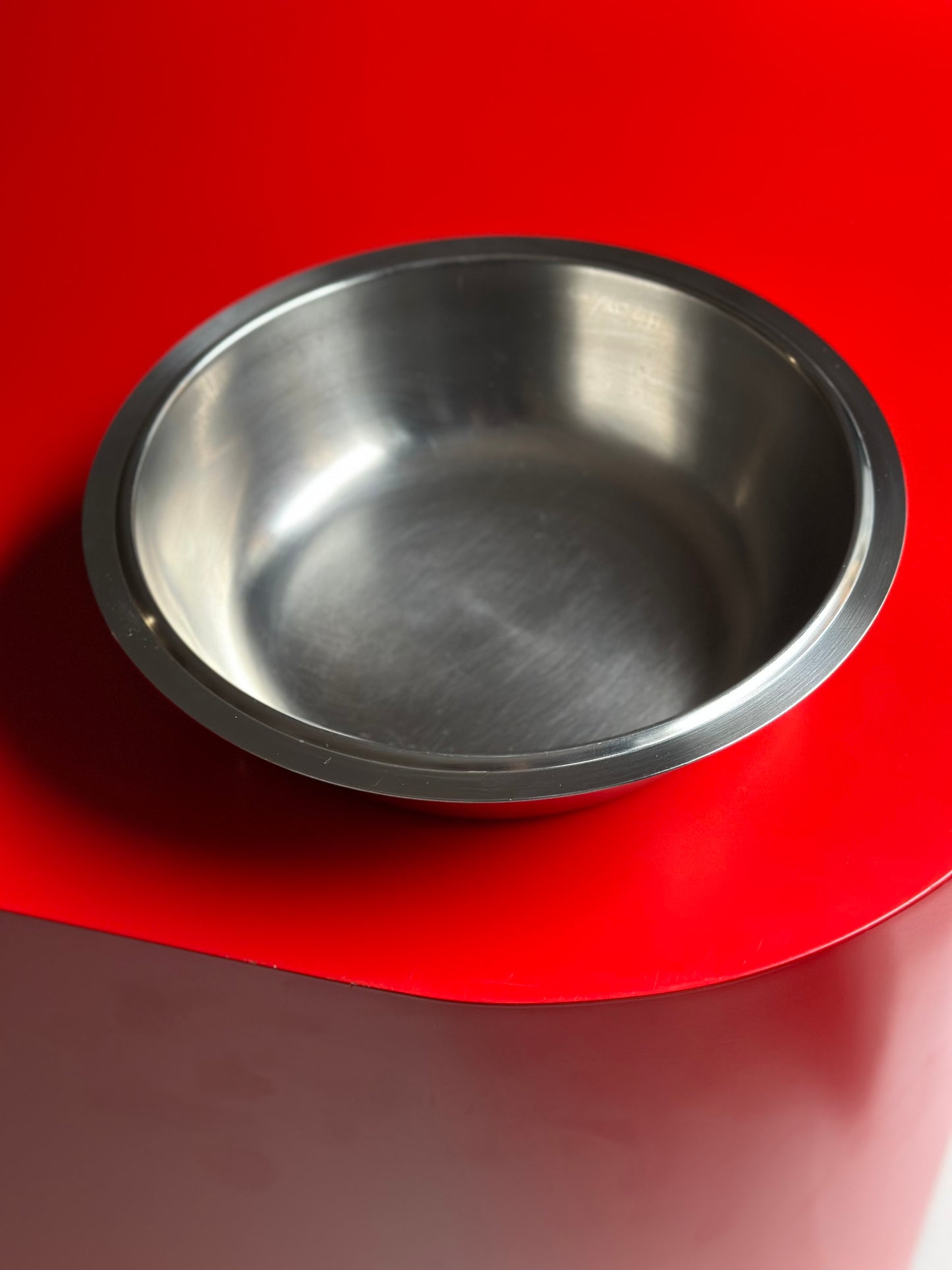 Italiensk Vintage Stål Skål