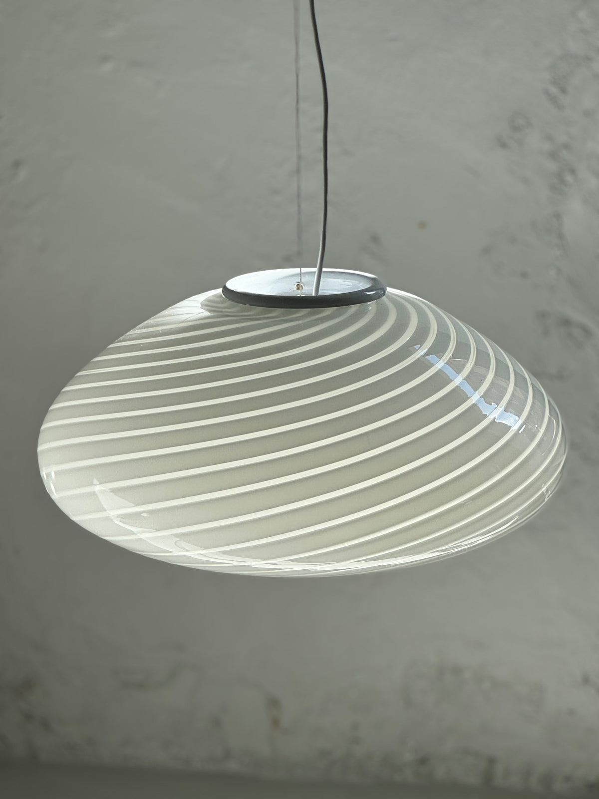 Vintage Murano Swirl Pendel Ø50 cm