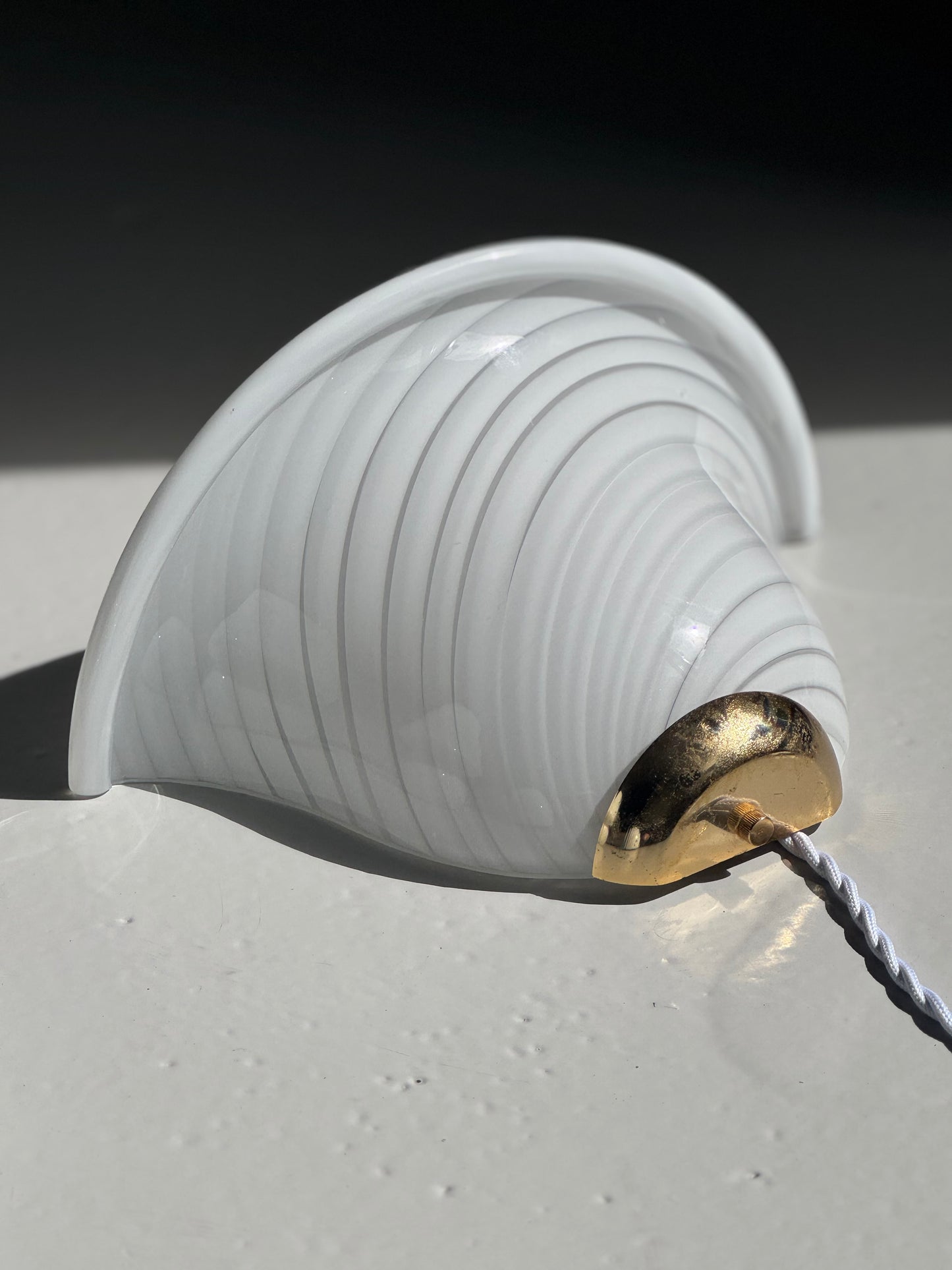 Vintage Murano Swirl Væglampe