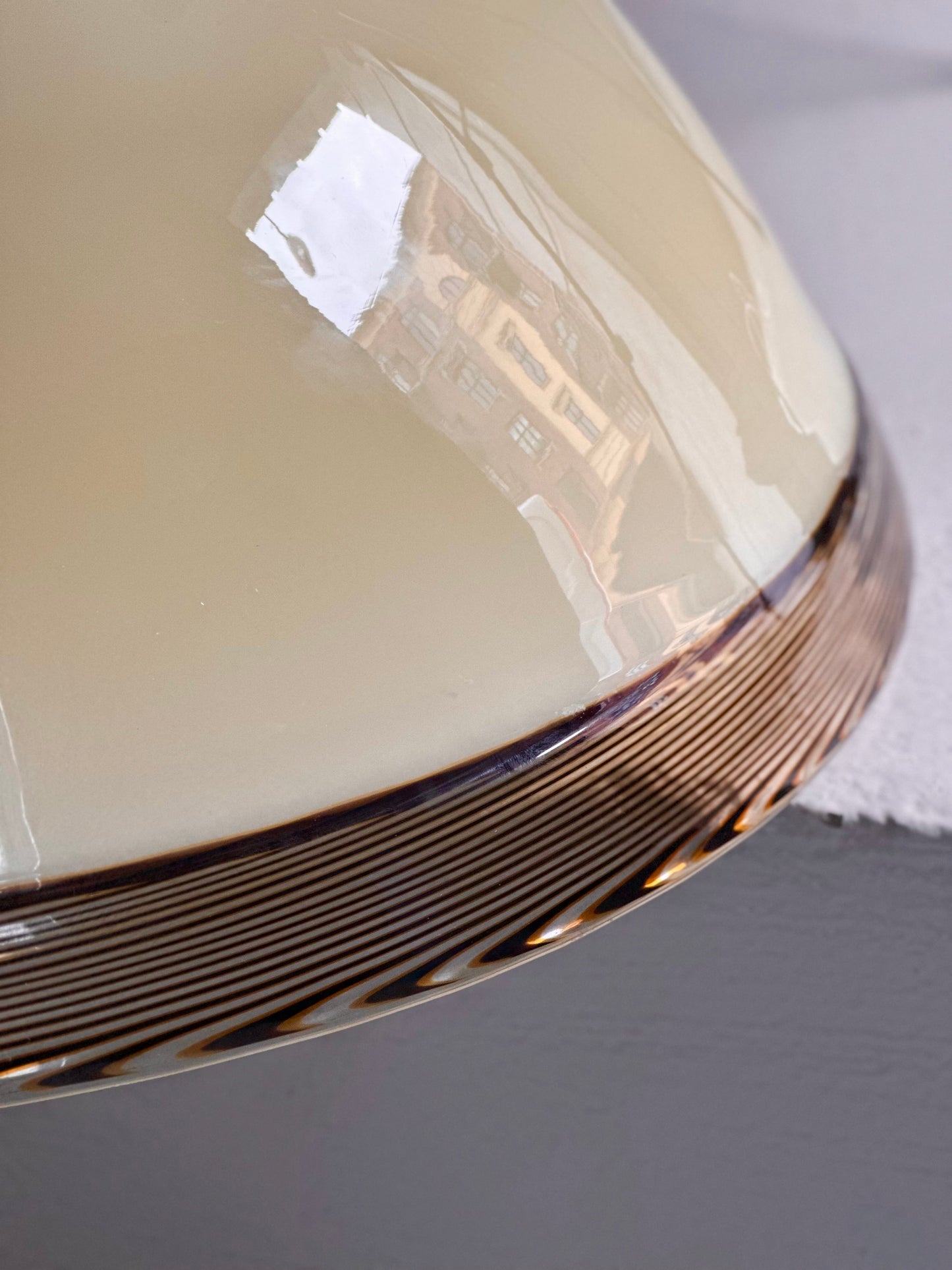 Vintage Murano Pendel - Creme