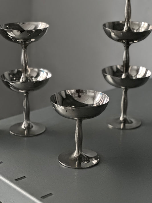 Italienske vintage steel cups #2