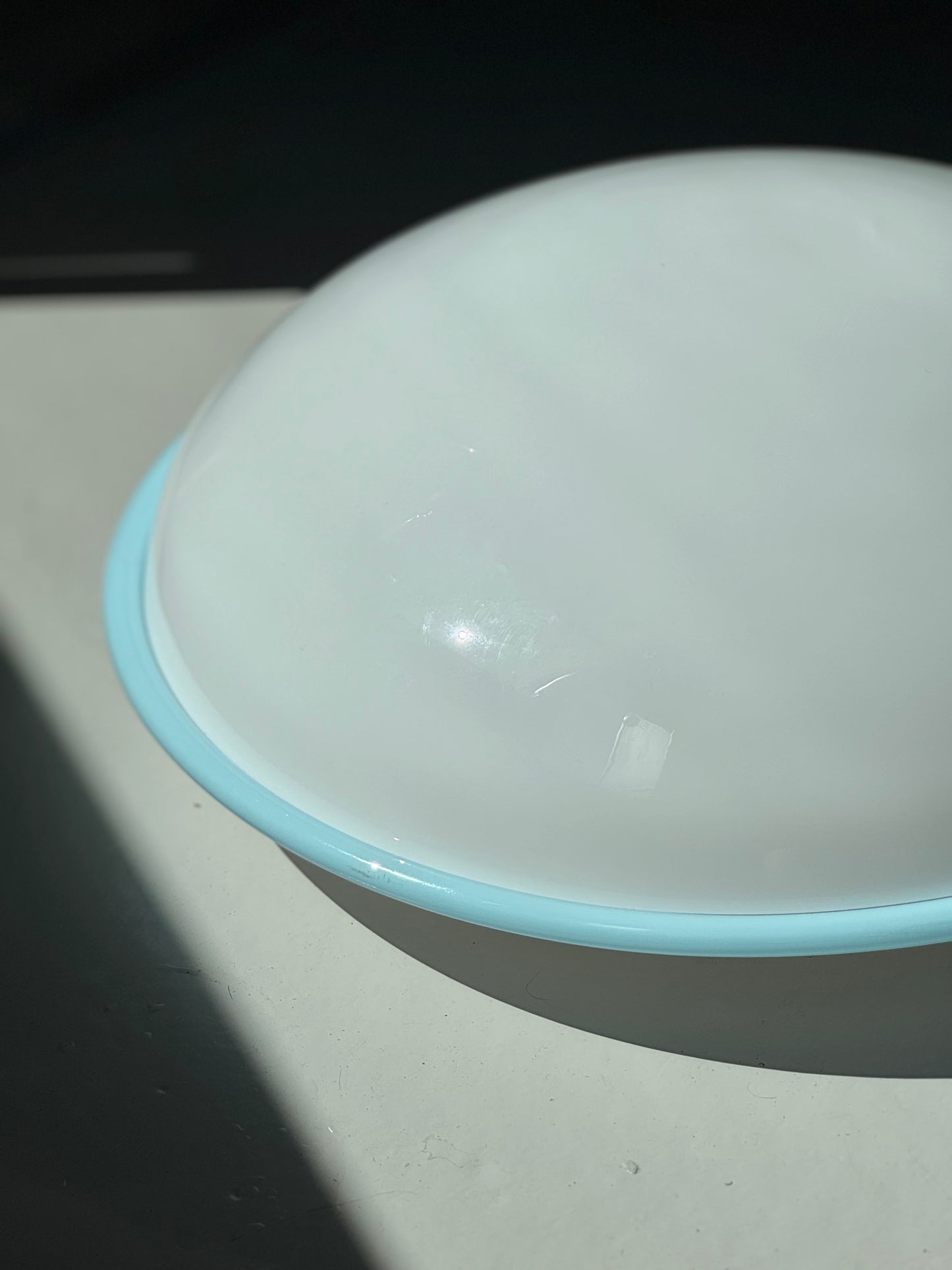 Vintage Murano Plafond - Lyseblå Kant