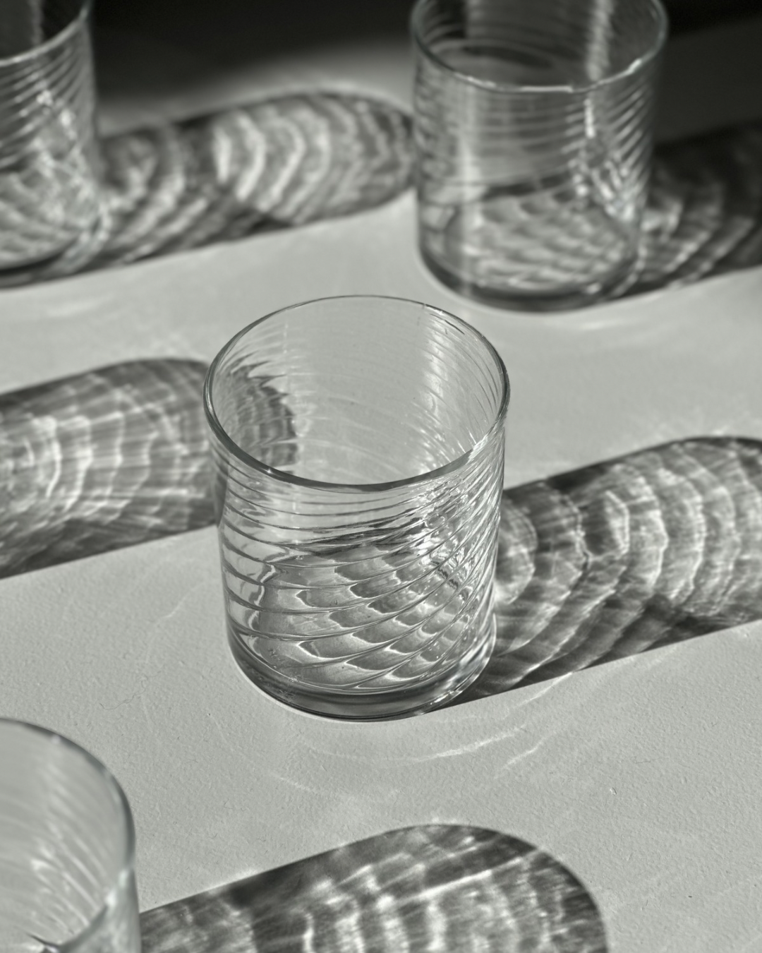 Italienske Swirl Glas