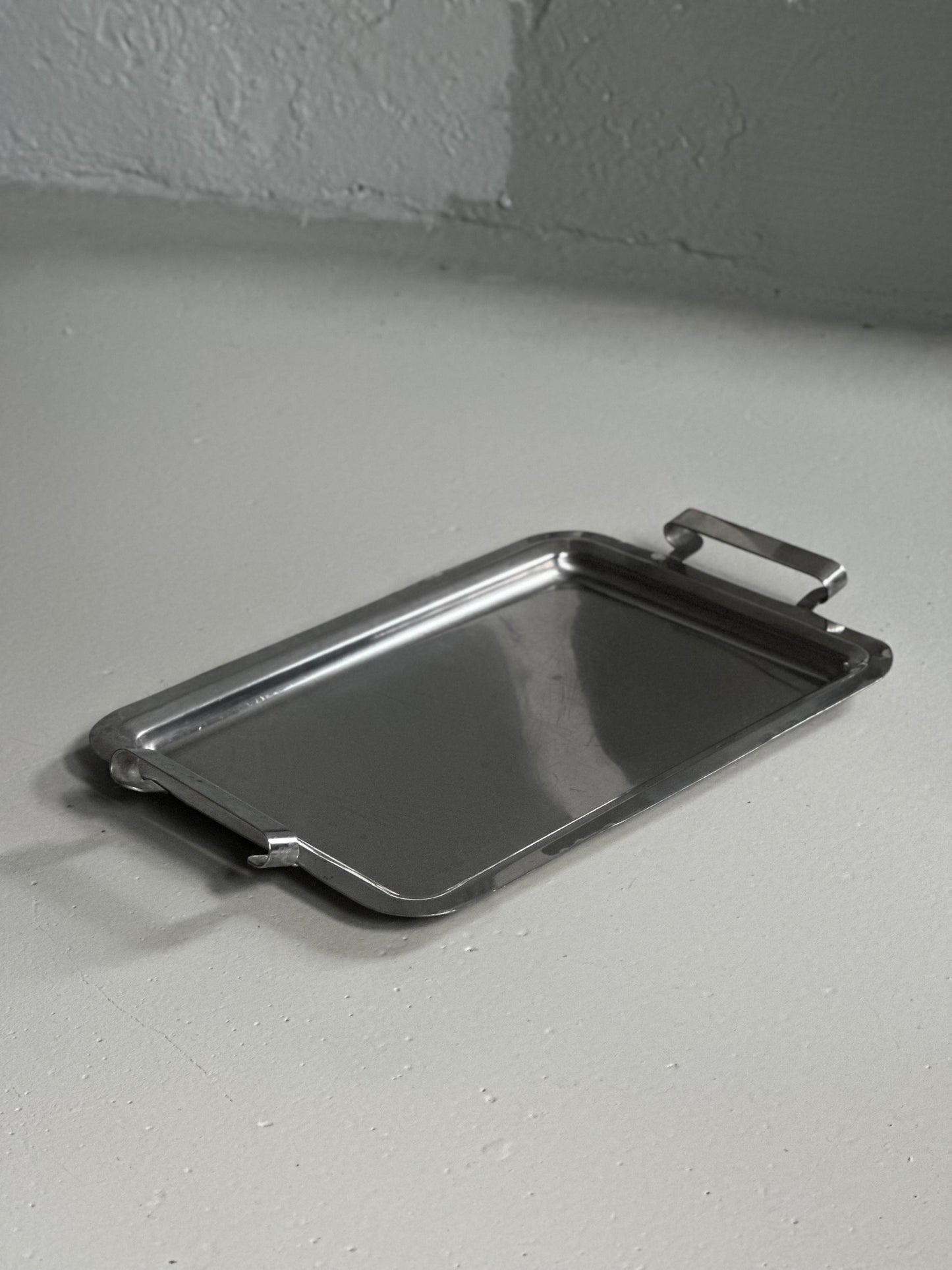 Italiensk Vintage Stål Bakke