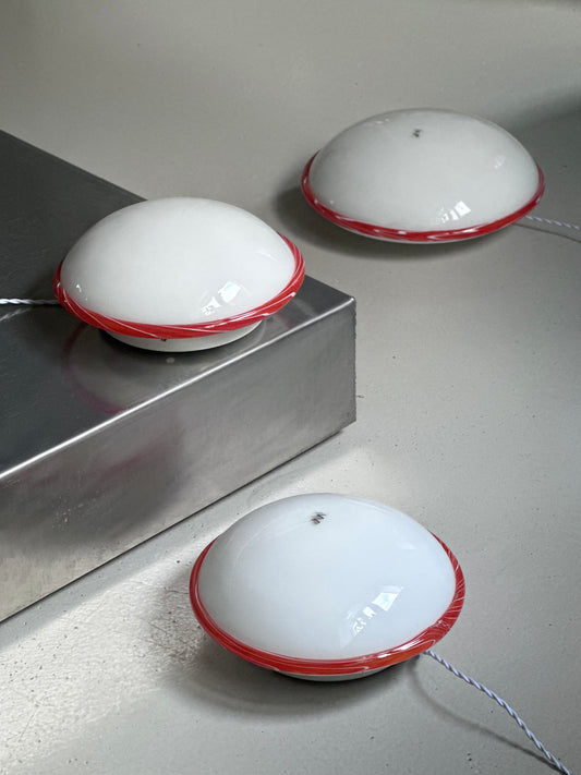 Vintage Murano Plafonder - Bolsjestribet/Swirly kant