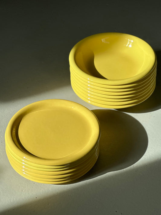 Italienske Gule Tallerkener - PAGNOSSIN