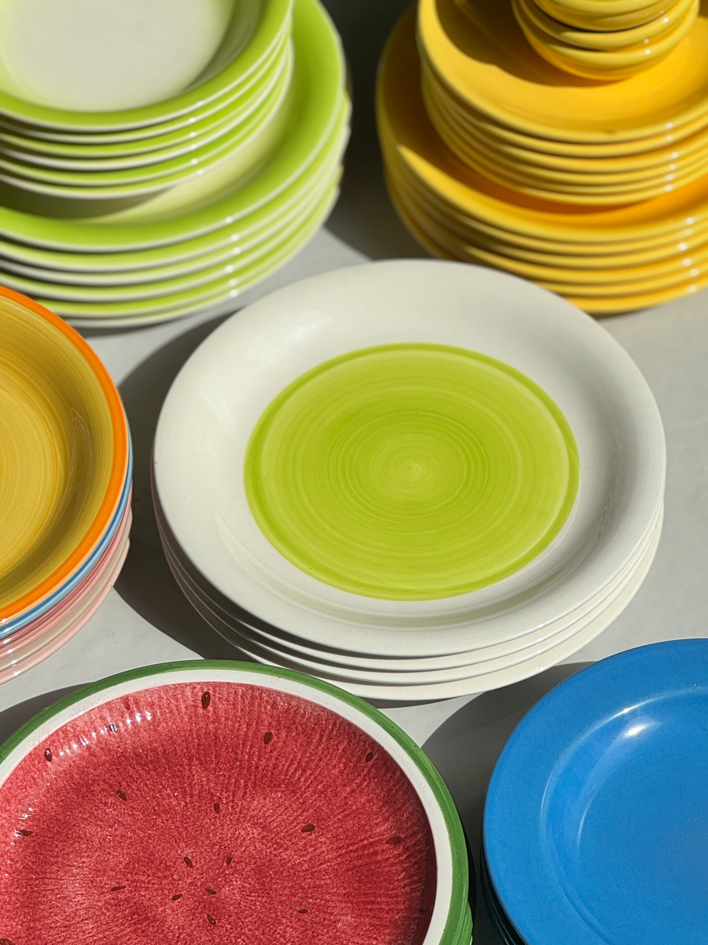 Italienske Swirl Tallerkener