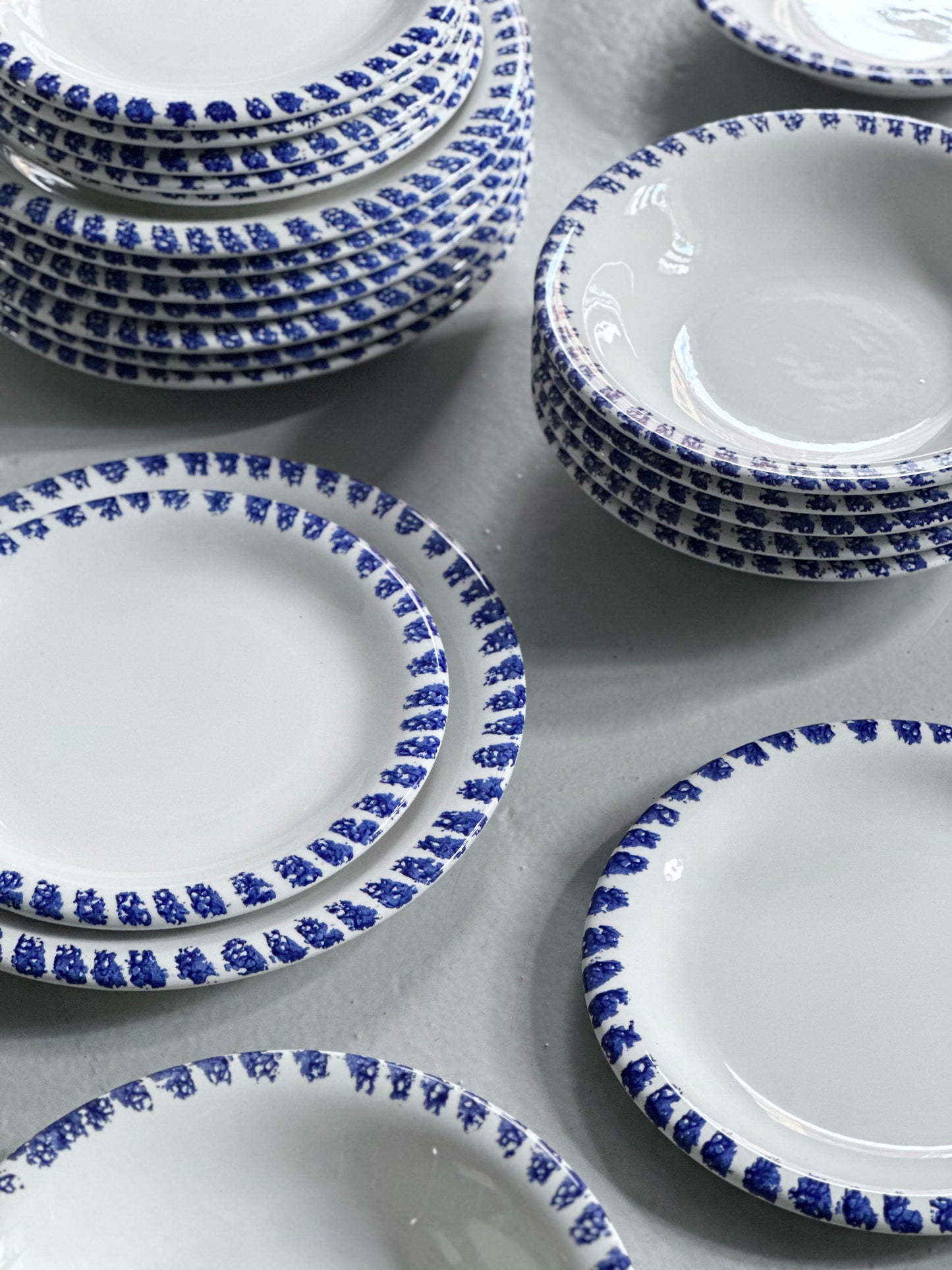 Italienske Splash Tallerkener