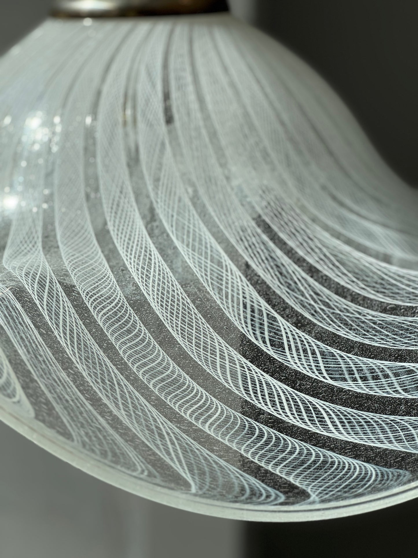 Vintage Murano Wavy Pendel