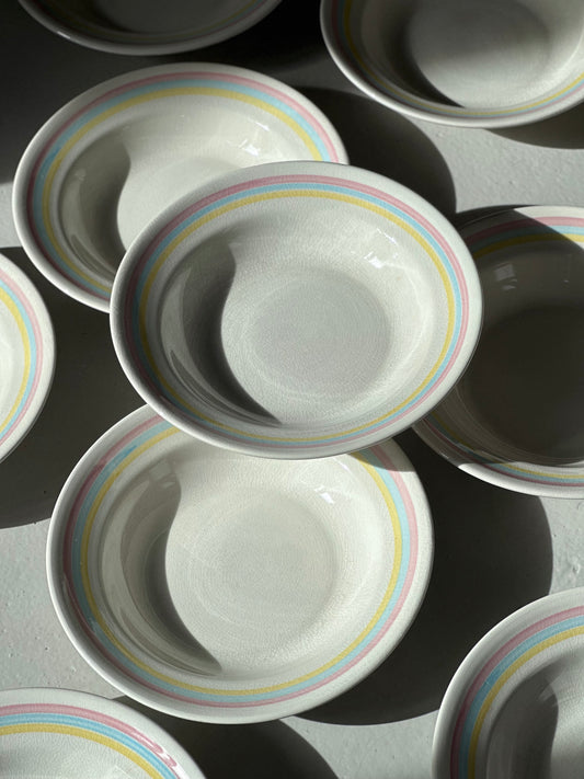Dybe Regnbue Tallerkener