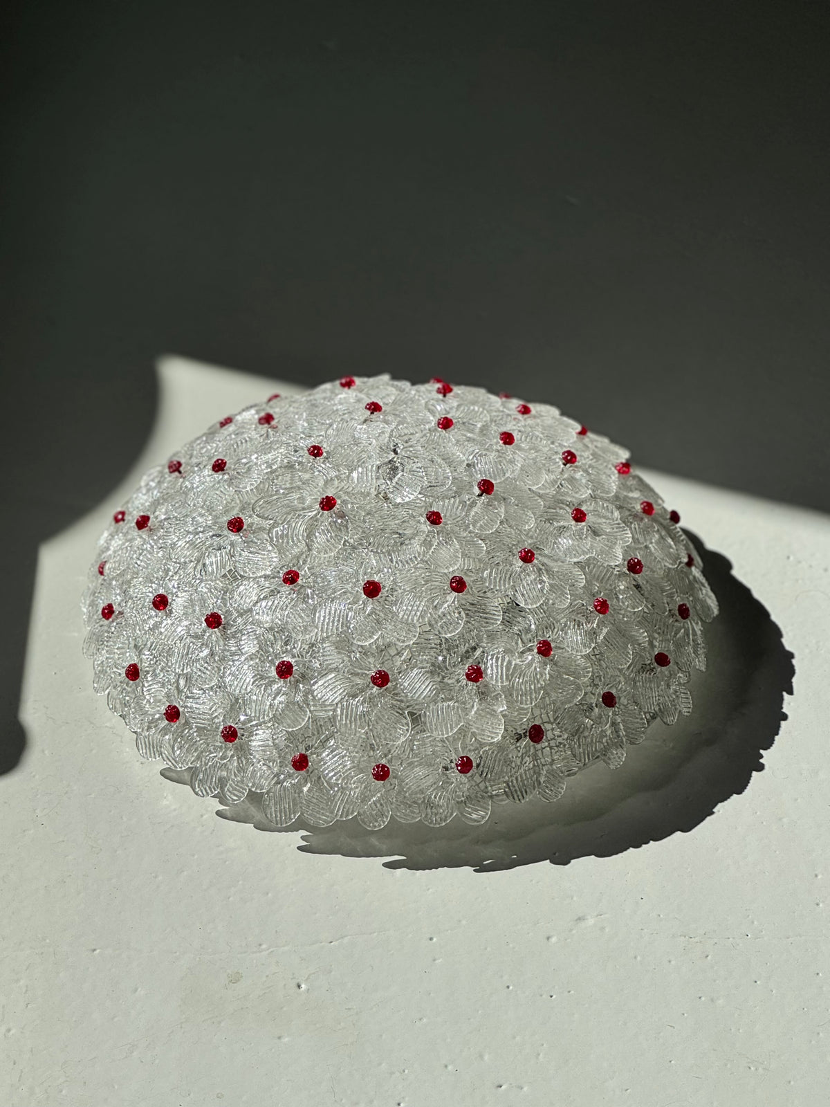 Vintage Murano Blomster Lampe