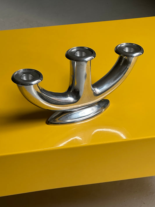 Trearmet Vintage Lysestage I Aluminium