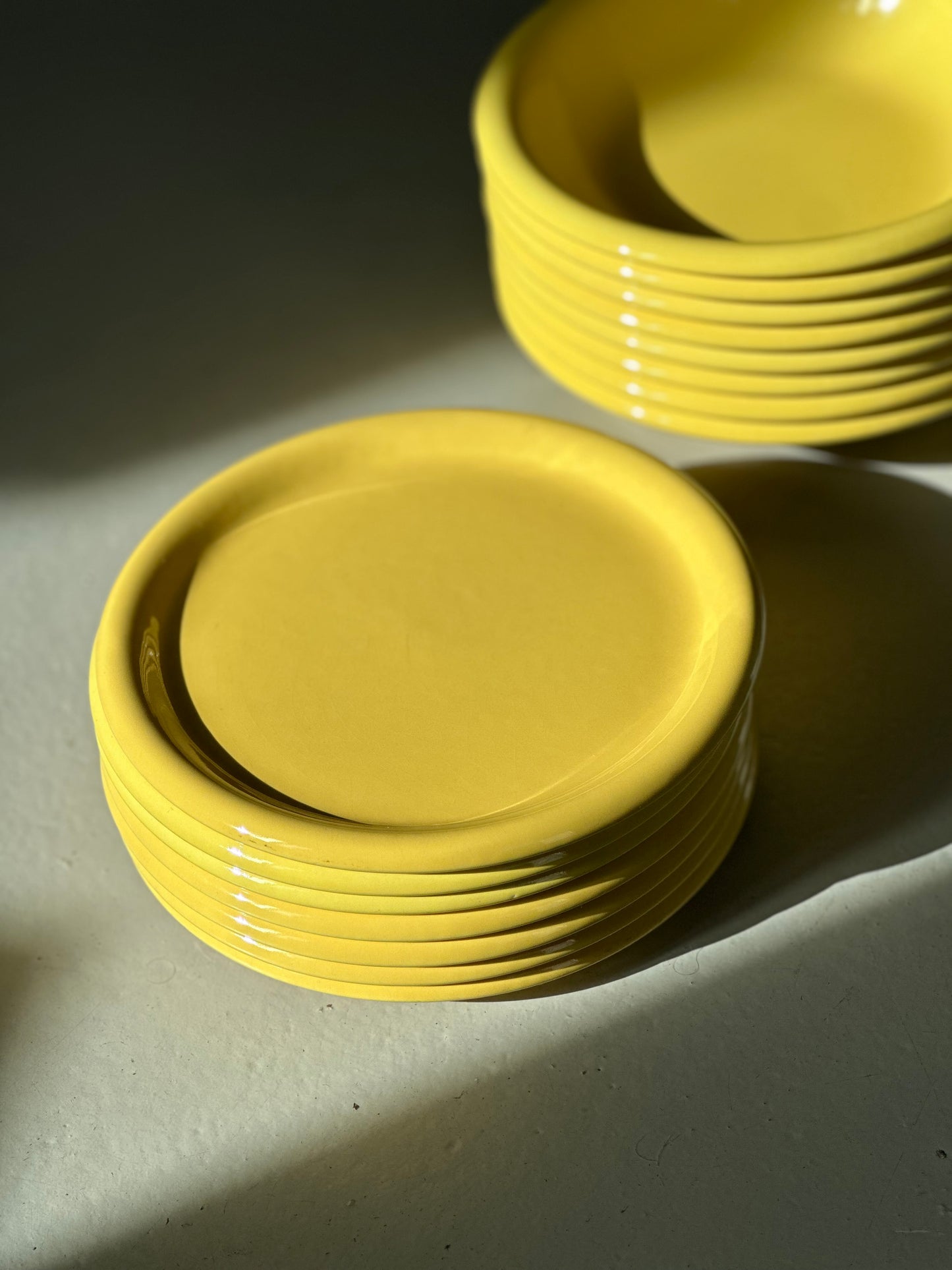 Italienske Gule Tallerkener - PAGNOSSIN