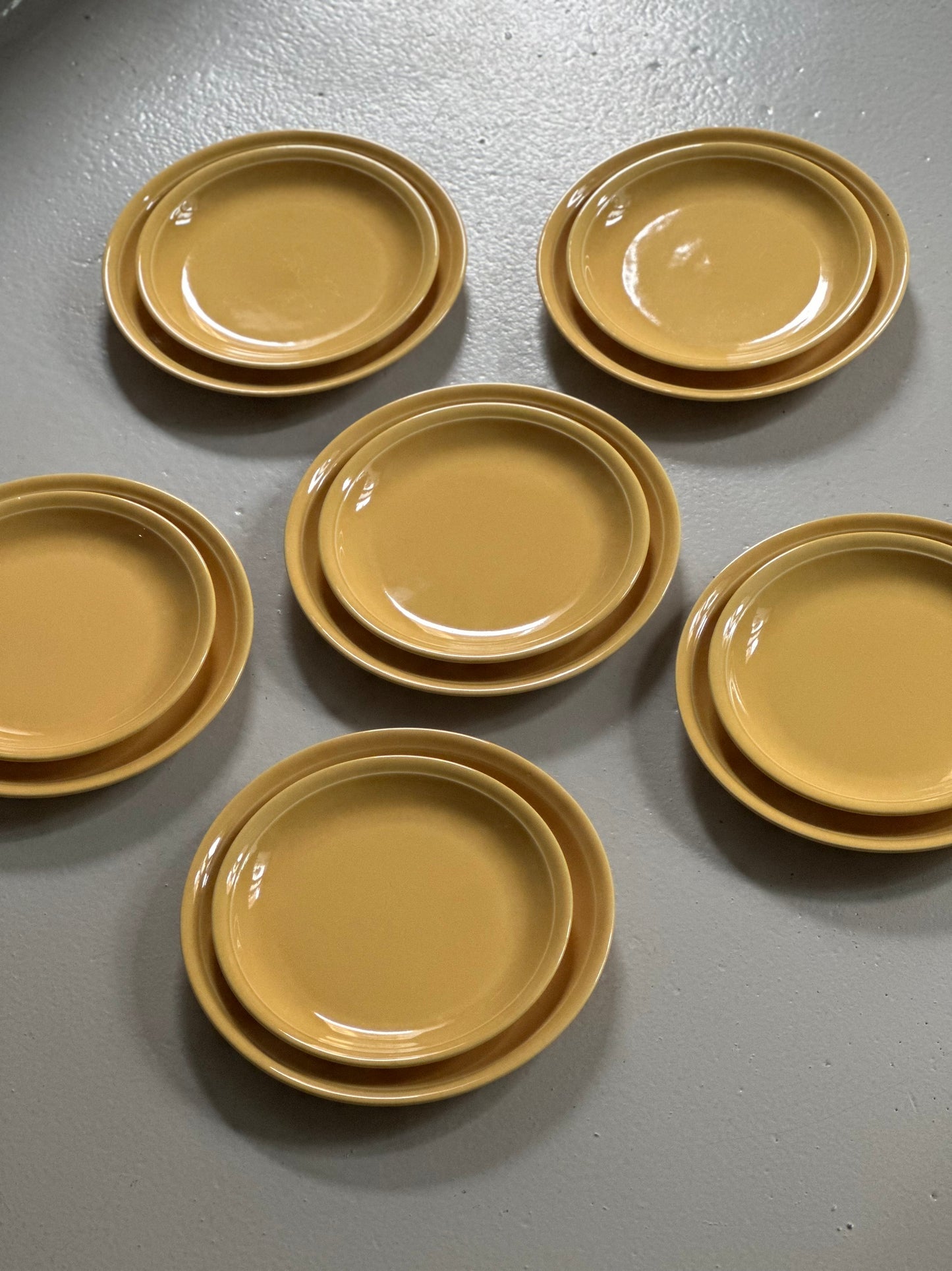 Gult Italiensk Vintage Stel