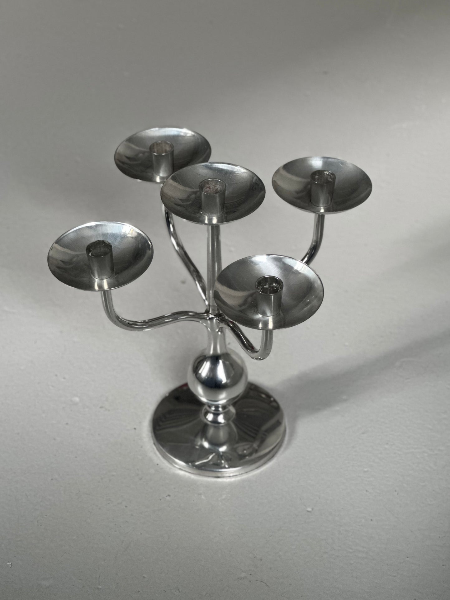 Italiensk Krom Lysestage