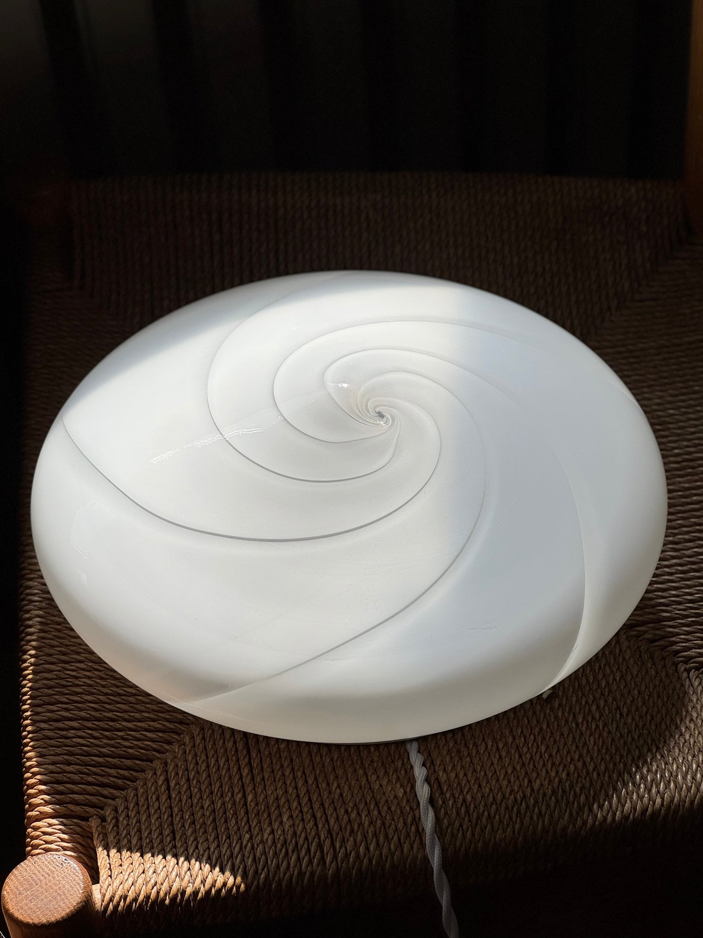 Vintage Murano Swirl Plafond