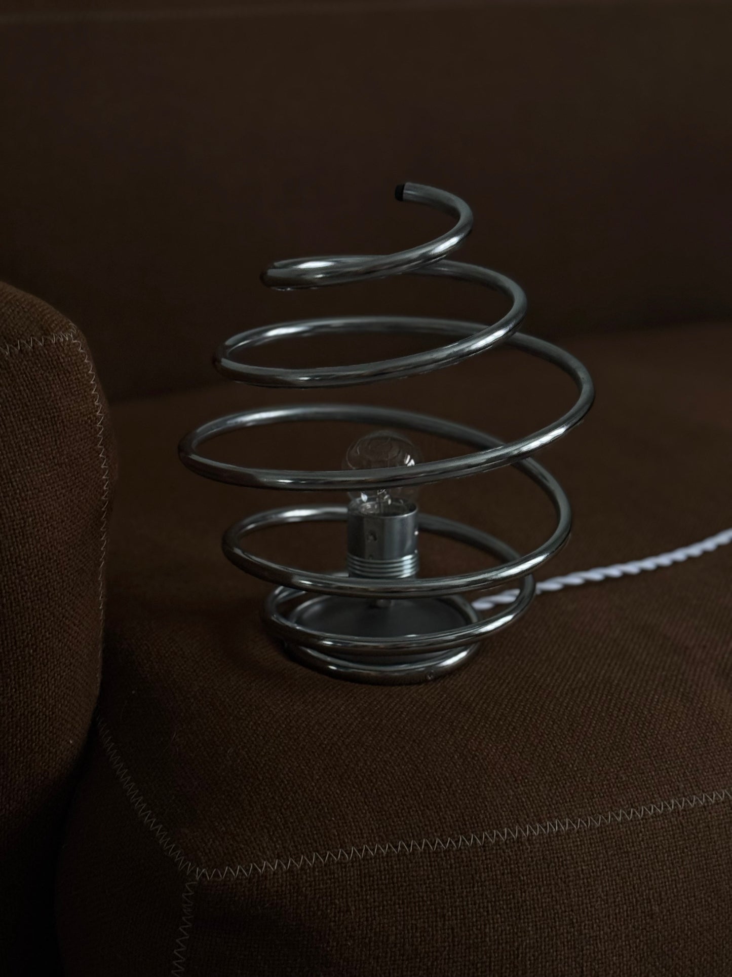 Vintage Spiral Bordlampe