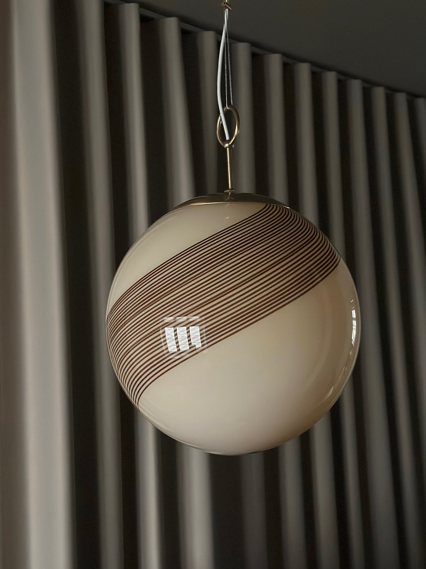 Vintage Murano Swirl Pendel - Ø45