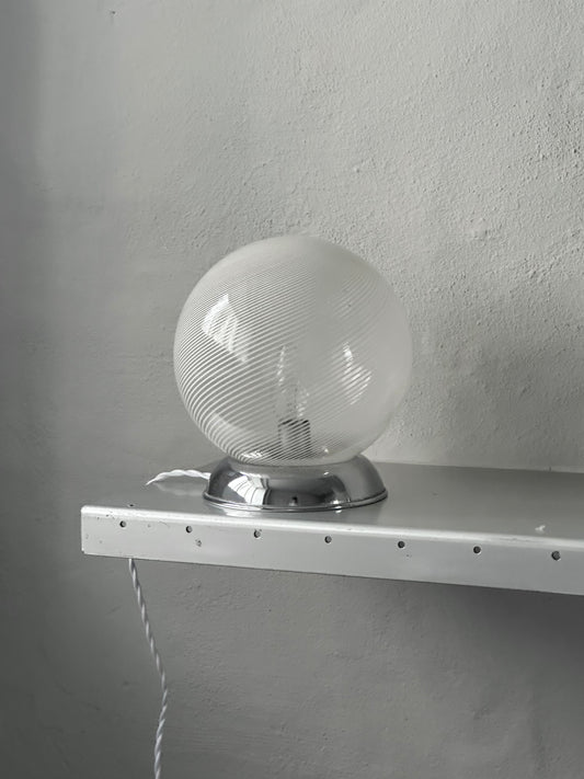 Vintage Murano x Krom Bordlampe