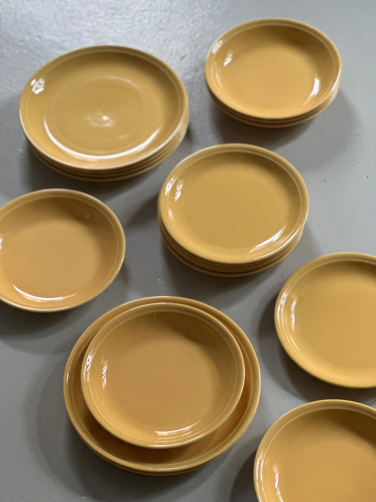 Gult Italiensk Vintage Stel