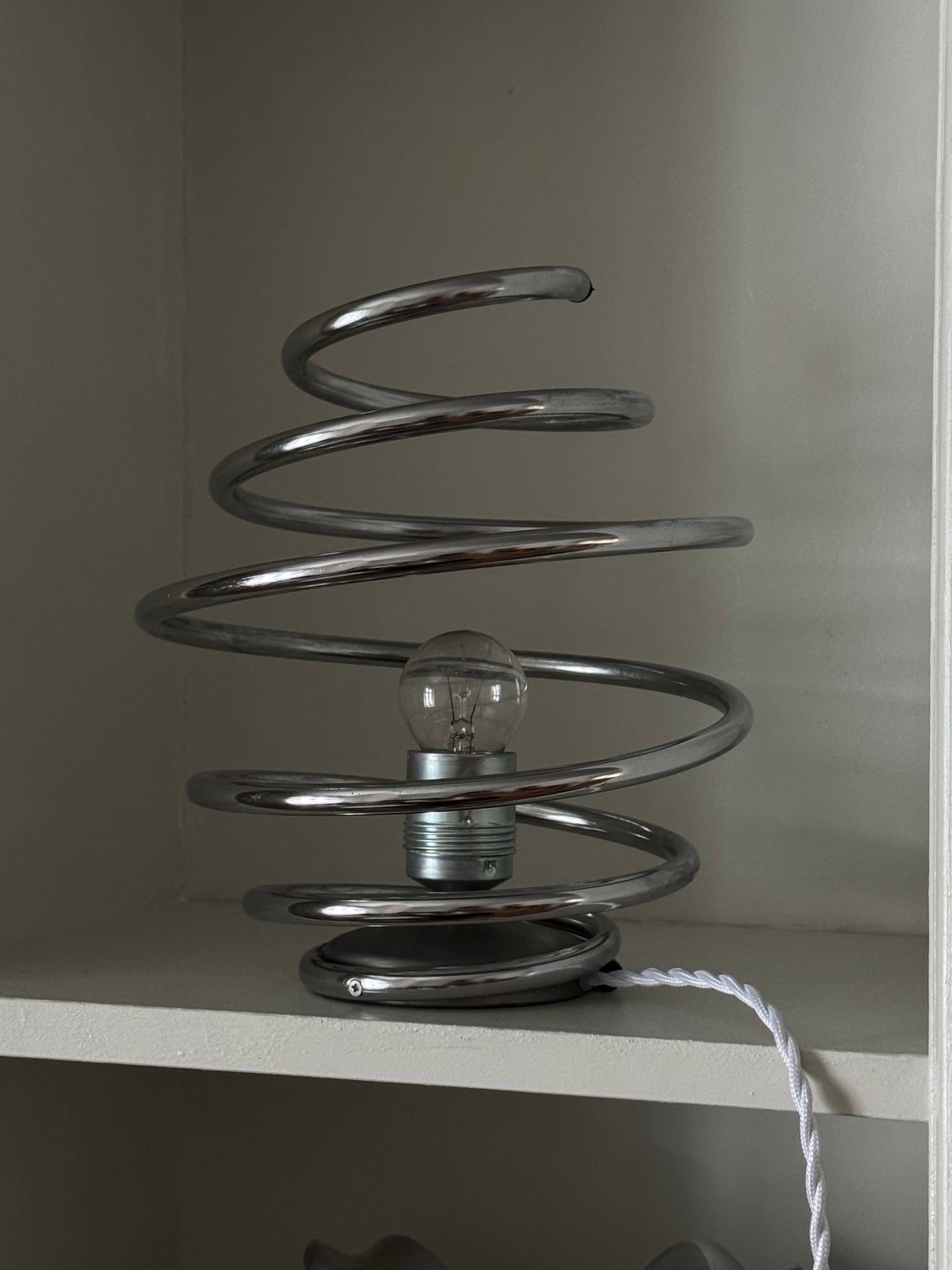 Vintage Spiral Bordlampe
