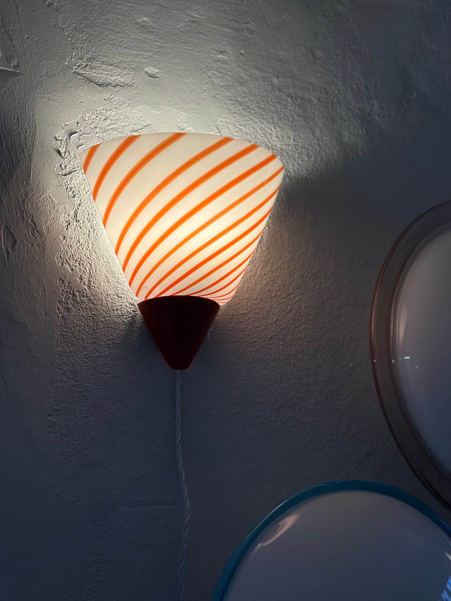 Bolsjestribet Vintage Murano Vælglampe