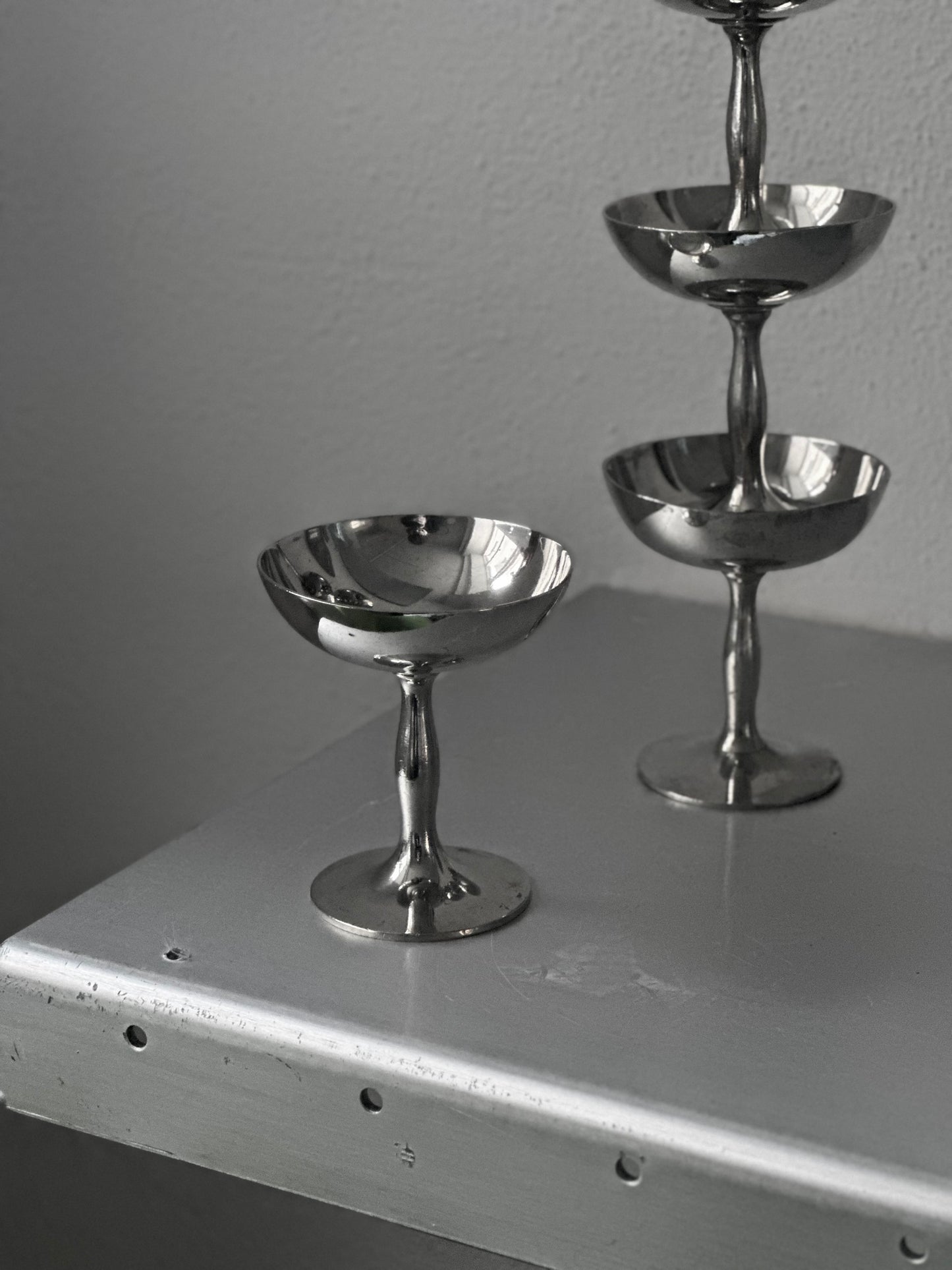 Italienske vintage steel cups #2