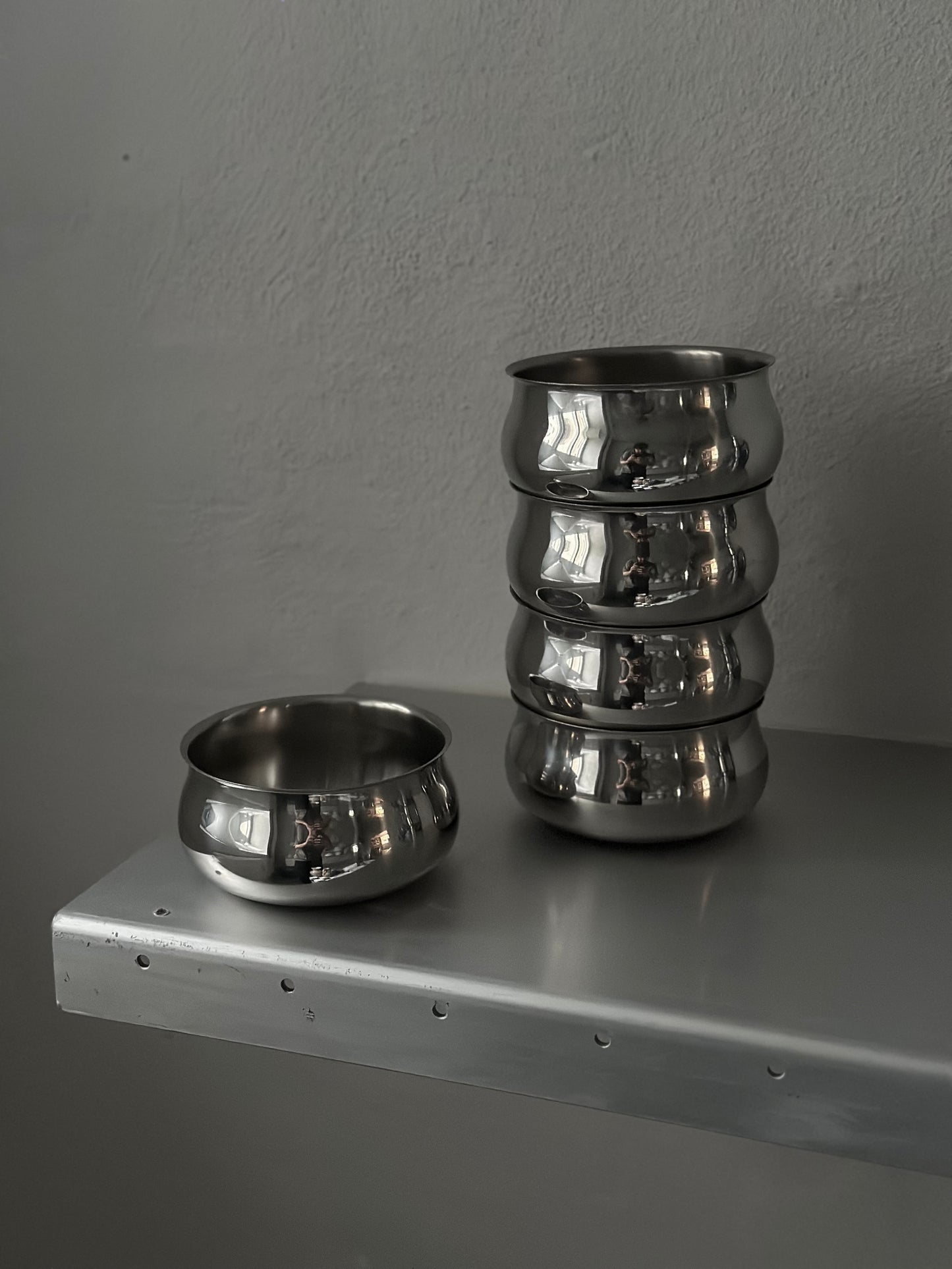 Chubby Italienske Stål Skåle