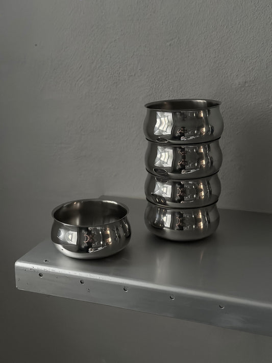 Chubby Italienske Stål Skåle