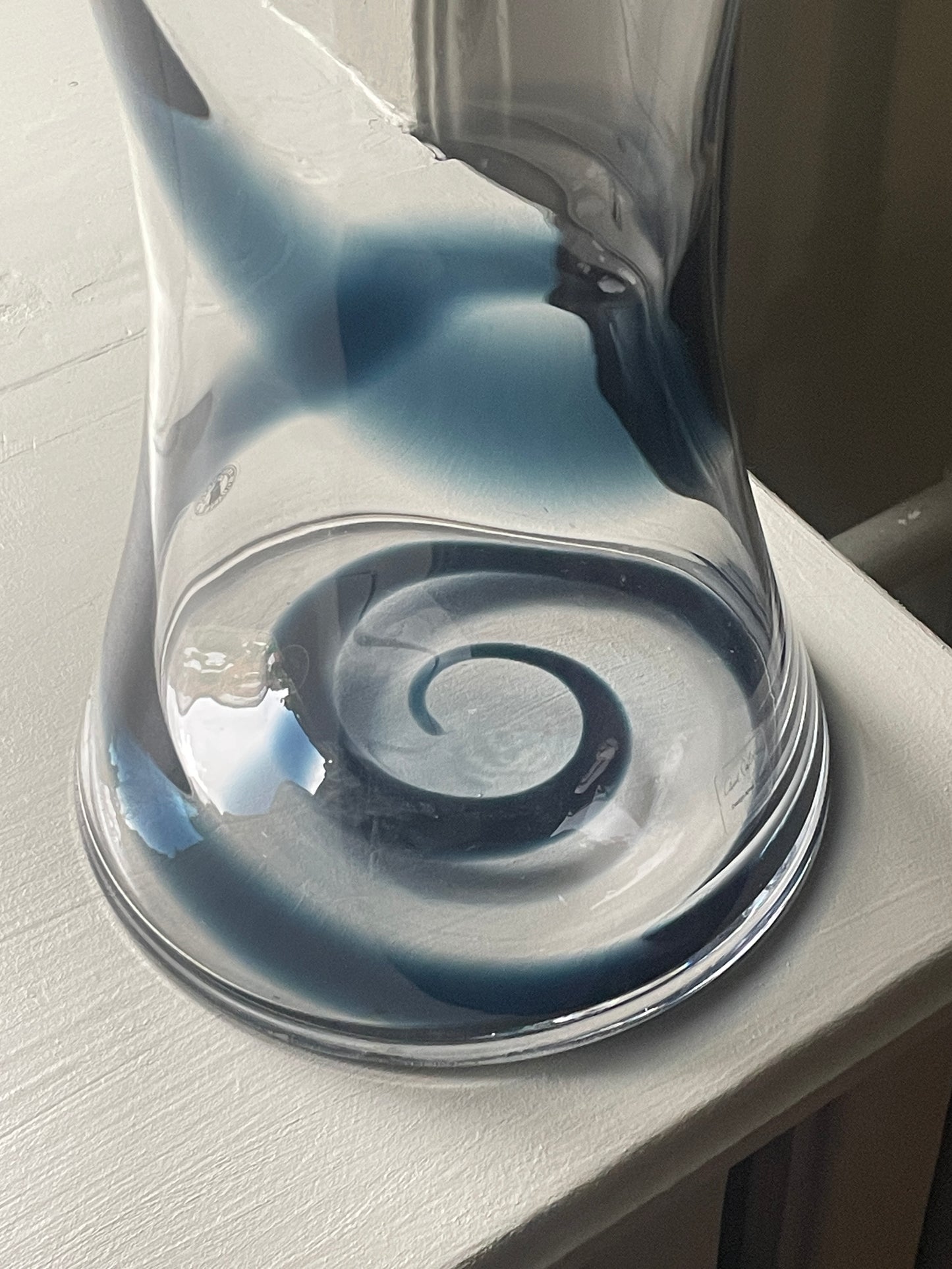 Vintage IKEA Swirl Vase