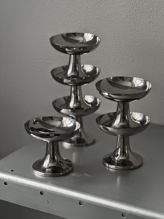 Italienske vintage steel cups #1