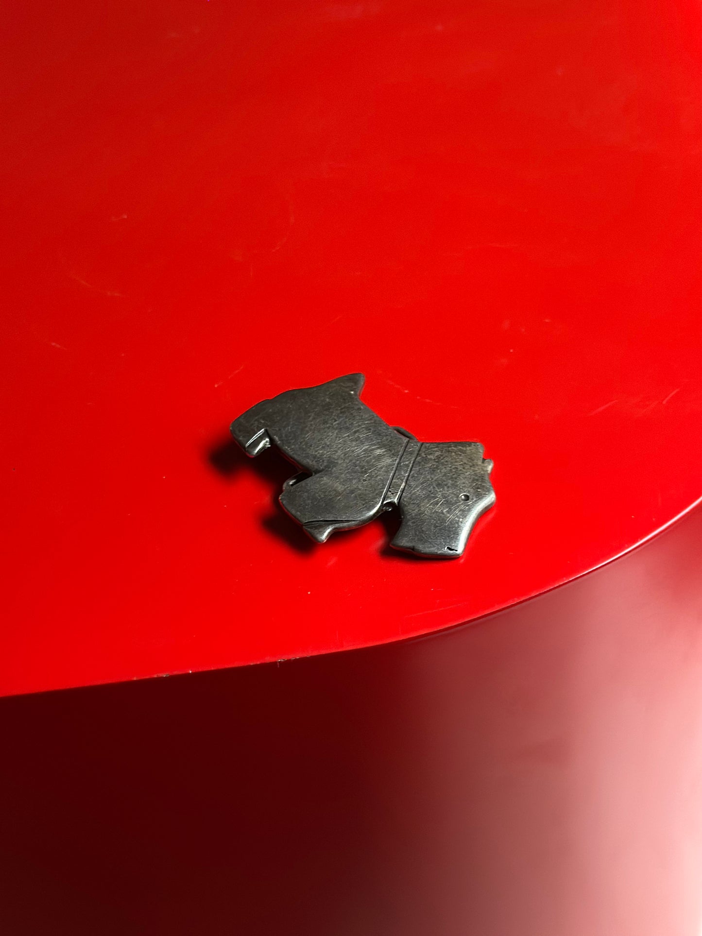 Vintage Bæltespænde - Skotsk Terrier