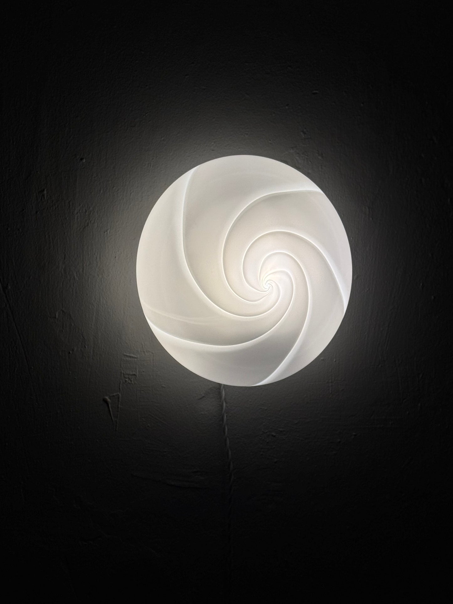 Vintage Murano Swirl Plafond