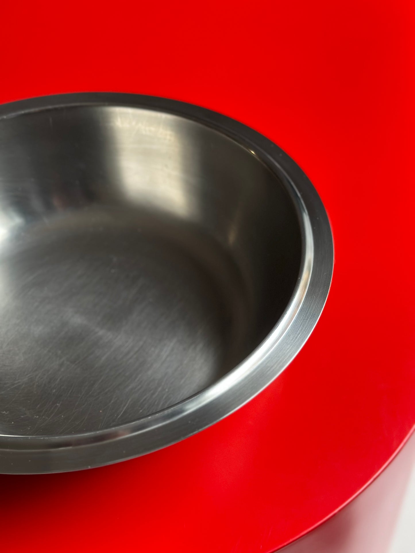 Italiensk Vintage Stål Skål