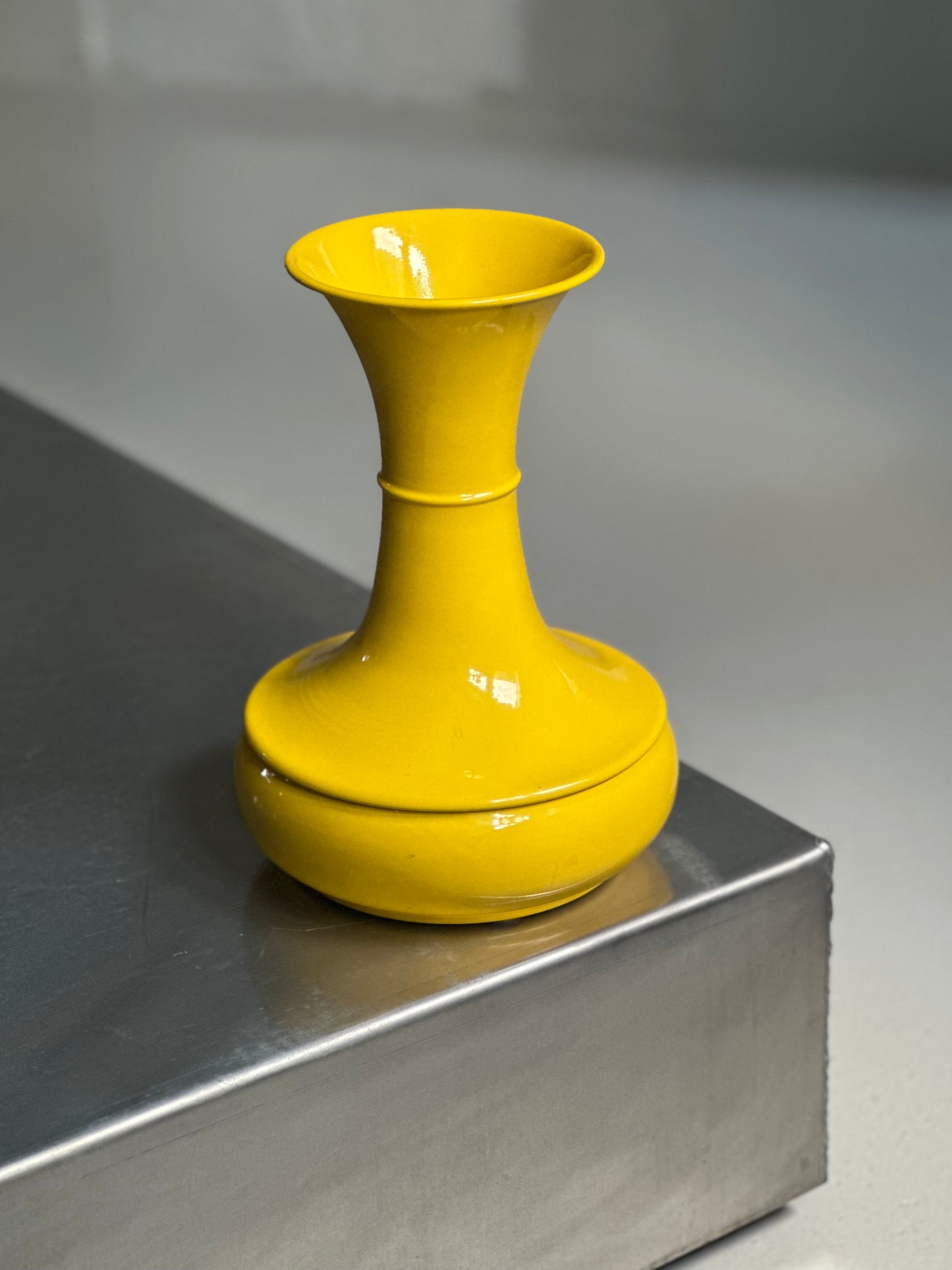 Italiensk Vintage Vase - Gul