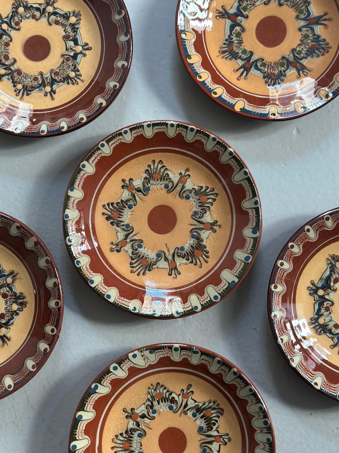 Håndmalede Italienske Platter
