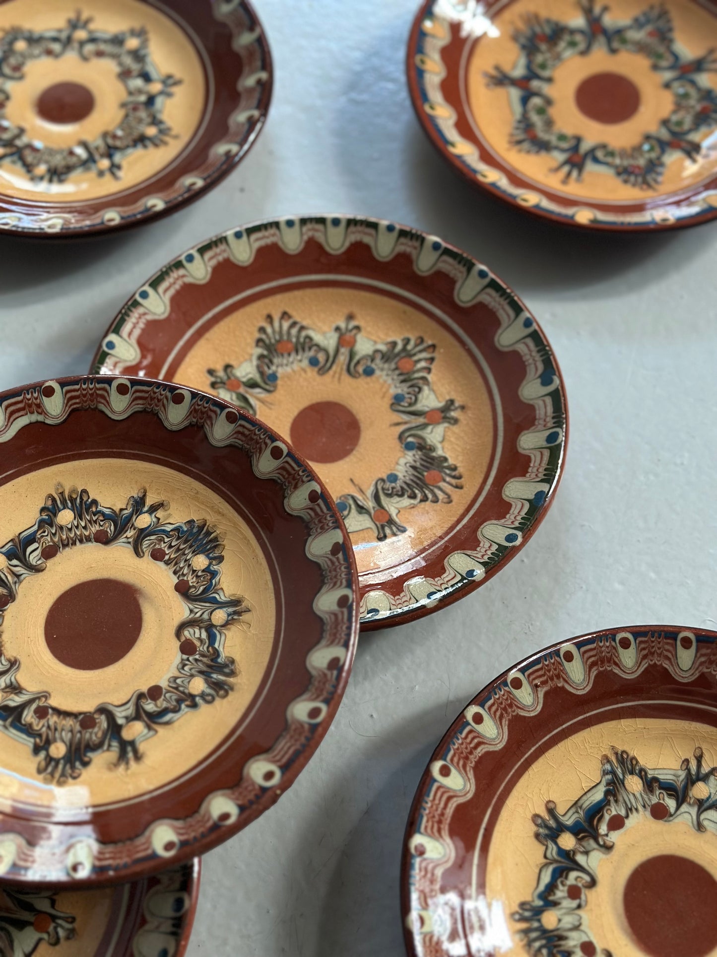 Håndmalede Italienske Platter