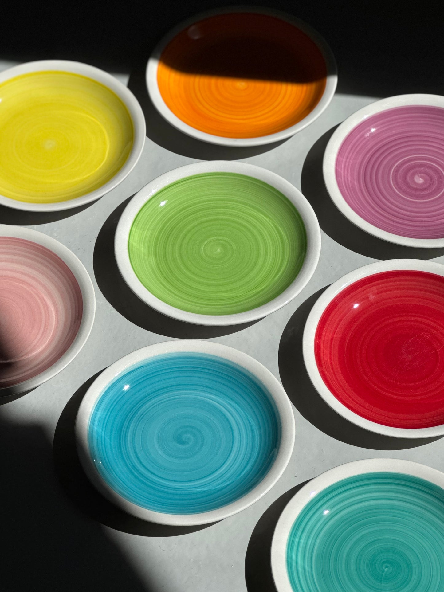 Italienske Swirl Tallerkener