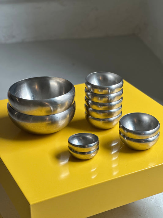 Italienske Chubby Stål Skåle