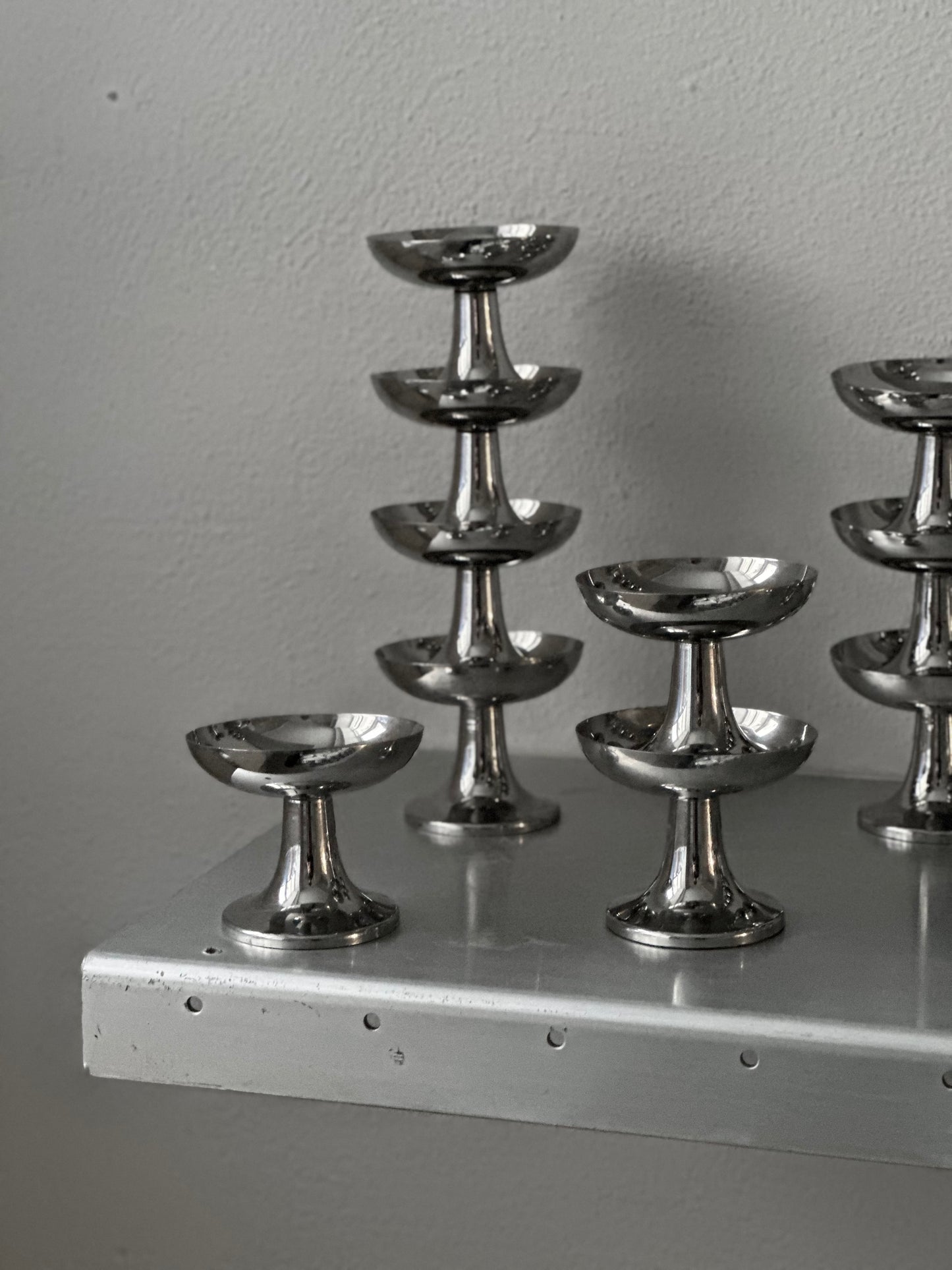 Italienske vintage steel cups #1