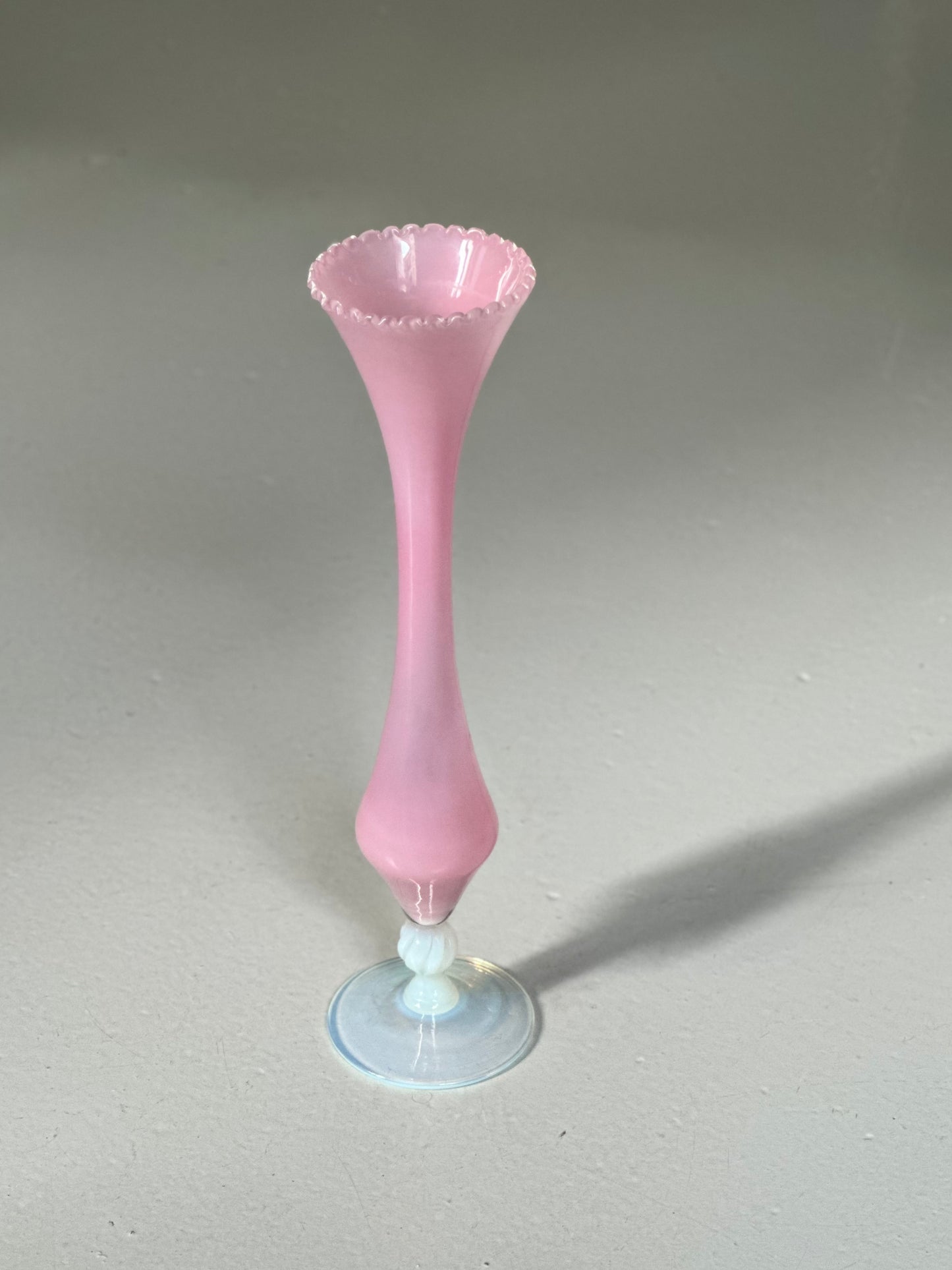 Høj Lyserød Italiensk Vase