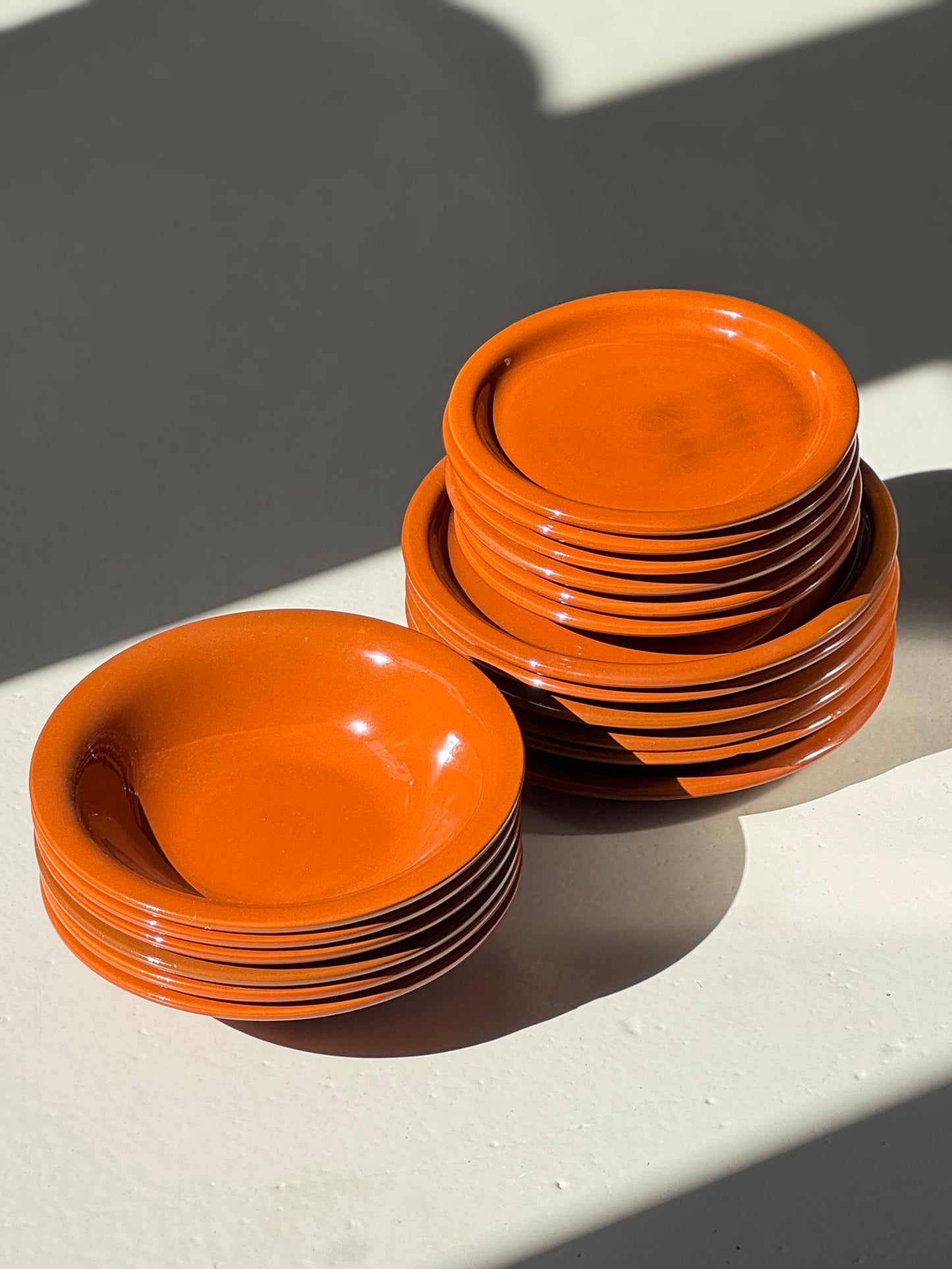 Chunky Brune Tallerkener